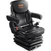 imageVEVOR Universal Forklift Seat Tractor Seat with Armrest ampamp Adjustable Backrest Shock Absorption Secure Micro Switch HighResilience PVC Mower Seat for Tractor Excavator Skid LoaderHigh Suspension