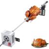 imageVEVOR Universal Grill Rotisserie Kit for Grills Electric BBQ Grill with 110V 9W Motor Stainless Steel Automatic Grilling Kit Heavy Duty 32quot39quot Hexagon Spit Rod 26 lbs Capacity Grill AttachmentStraight