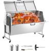 imageVEVOR Universal Grill Rotisserie Kit for Grills Electric BBQ Grill with 110V 9W Motor Stainless Steel Automatic Grilling Kit Heavy Duty 32quot39quot Hexagon Spit Rod 26 lbs Capacity Grill Attachmentwith Hooded Cover