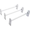 imageVEVOR Van Ladder Racks 472787 in Adjustable 500 lbs Capacity Alloy Steel Compatible with FullSize Vans 2 Pcs Whitefor Fullsize Vans