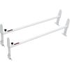 imageVEVOR Van Ladder Racks 472787 in Adjustable 500 lbs Capacity Alloy Steel Compatible with FullSize Vans 2 Pcs Whitefor MidLarge Size Vans