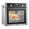 imageVEVOR Wall Oven 24 inch Electric Builtin Wall Oven with 9 Cooking Functions 268 CuFt Convection Wall Oven with Digital Timer Electric Single Wall Oven with Baking Rack and Tray for KitchenMechanical  Digital Display