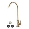 imageVEVOR Water Filter Faucet RO Drinking Faucet with LeadFree Brass Valve 304 Stainless Steel 08 GPM Flow Drinking Water Tap Fits Most Reverse Osmosis ampamp Water Filtration System Antique BronzeBrushed Gold