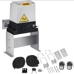 imageHappybuy Automatic Sliding Gate Opener 1400LBS with 2 Remote Controls Gate Operator Hardware Kit for Security Move Speed 43ft Per Min Electric Rolling Driveway Slide Gate Motor3100lbs