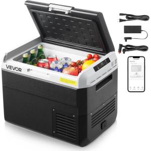 imageVEVOR 10 Quart 12 Volt Portable Mini Freezer Car Compressor Fridge Cooler317 QT