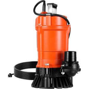 imageVEVOR 12 HP Submersible Trash Pump 2000 GPH 120V Cast Iron Submersible Sump Sewage Pump with 2 in Discharge 39 ft Max Lift Drain Dirty Clean Water for Pools Garden Pond Basement Flooded Area