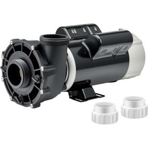 imageVEVOR 2 Speed SPA Pump 56Frame AC 220V Hot Tub SPA Pump 3 HP  200 GPM  6561 ft High Speed or 04 HP  100 GPM  1607 ft Low Speed 2 Port 90 Rotational Interface for Hot Tub48Frame 3HP