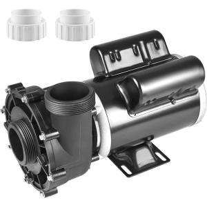 imageVEVOR 2 Speed SPA Pump 56Frame AC 220V Hot Tub SPA Pump 3 HP  200 GPM  6561 ft High Speed or 04 HP  100 GPM  1607 ft Low Speed 2 Port 90 Rotational Interface for Hot Tub48Frame 15HP