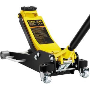 imageVEVOR 25 Ton Low Profile Floor Jack Aluminum and Steel Racing Car Jack with Dual Pistons Quick Lift Pump Lifting Range 334quot18710quot