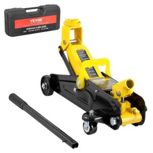 imageVEVOR 25 Ton Low Profile HeavyDuty Steel Racing Floor Jack with Single Piston Lift Pump Lifting Range 335quot1496quot15T