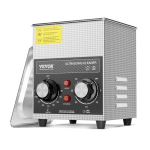 imageVEVOR 2L Sonic Cleaner with Heater Timer ampamp Basket Professional Digital Sonic Cavitation Machine 60W Cleaning Machine for Watch Instruments Glasses Coin Metal Parts Tool2L
