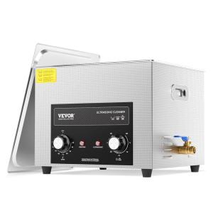 imageVEVOR 2L Sonic Cleaner with Heater Timer ampamp Basket Professional Digital Sonic Cavitation Machine 60W Cleaning Machine for Watch Instruments Glasses Coin Metal Parts Tool15L