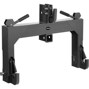 imageVEVOR 3Point Quick Hitch with 2 in Receiver 3000 Lbs Lift Capacity 3Pt Hitch with 5 Level Adjustable Bolt Adaptation to Category 1 ampamp 2 Tractor Heavy Duty 3 Point Attachments OrangeBlack