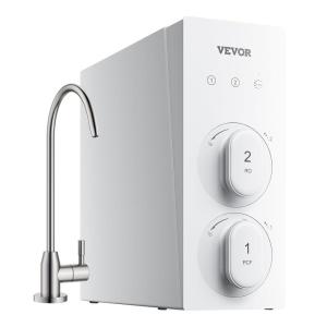 imageVEVOR 40300 Micron Sediment Filter 20GPM Spin Down Water Filter Reusable Upgrade Flushable PreFiltration Whole House Sediment Filter for WellCity Water Brass Head 34quot FNPT  1quot MNPT400 GPD RO System