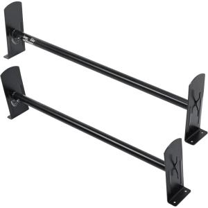 imageVEVOR 54quot Van Roof Ladder Racks 600 lbs Capacity HeavyDuty Steel Roof Racks for Van Drilling Racks with Straps Fit for Ford Transit 150 250 350 20152022 2 BarsBlack