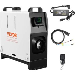 imageVEVOR 58KW Diesel Heater Diesel Air Heater All in One with Remote Control and LCD Screen Fast Heating Low Noise Portable Diesel Heater for Truck Van RV Trailer CamperH