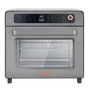 imageVEVOR 7IN1 Air Fryer Toaster Oven 18L Convection Oven 1800W Stainless Steel Toaster Ovens Countertop Combo with Grill Pizza Pan Gloves 6 Slices Toast 10inch Pizza Home Use25L