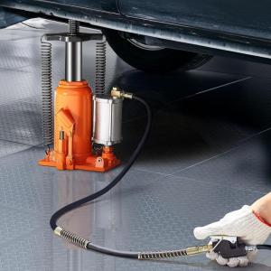 imageVEVOR Air Hydraulic Bottle Jack 20 Ton40000 LBS All Welded Bottle Jack 104197 inch Lifting Range Manual Handle and Air Pump for Car Pickup Truck RV Auto Repair Industrial Engineering20T Pneumatic Type