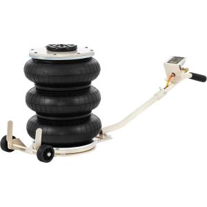 imageVEVOR Air Jack 6 Ton13000 lbs Quadruple Bag Air Jack Lift up to 265quot with Heightened Column ampamp Adjustable Handle Thick Rubber Pad 25 S Fast Lifting Pneumatic Jack for Car SUV Pickup Truck5T Long Handle