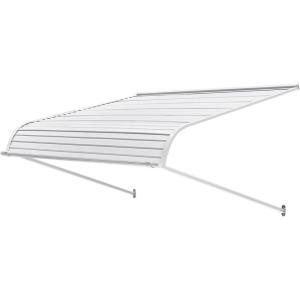 imageVEVOR Aluminum Awning 48 x 42 in Durable Window Awning Door Canopy Lightweight and Stable Aluminum Exterior Awnings Rain Snow Sunlight Protection for Door Entrance Windows Patio Porch48 x 42 inch
