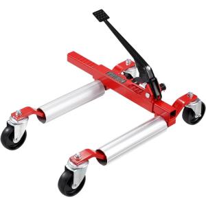 imageVEVOR Car Wheel Dolly 6000 lbs2722 kg Car Moving Cart with Brakes Set of 4 Piece HeavyDuty Vehicle Dolly Moving Cars Trucks Trailers Motorcycles and Boats1 Pack