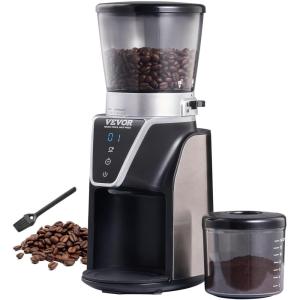 imageVEVOR Coffee Maker with Grinder 8 Cup Coffee Machine Grind and Brew Coffee Maker with 3 Brew Strength Control 24Hour Timer for Auto Brew for Home Office Restaurant13 CUP