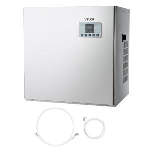 imageVEVOR Commercial Ice Maker Machine  Head 400 LbsDay Stainless Steel Ice Machine with Scheduled IceMaking SelfCleaning Adjustable Thickness Ideal for Restaurant Bar Cafe Hotel  Head Only