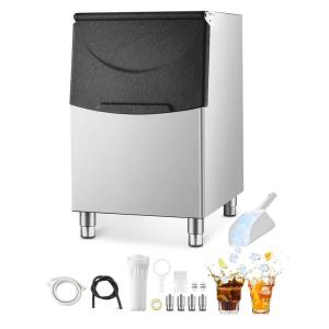imageVEVOR Commercial Ice Maker Storage Bin 250LBS Capacity Ice Bin Stainless Steel Ice Storage Bin with SingleStage Filter and Adjustable AntiSlip Rubber Feet Suitable for Restaurant and Hotel250LBS1