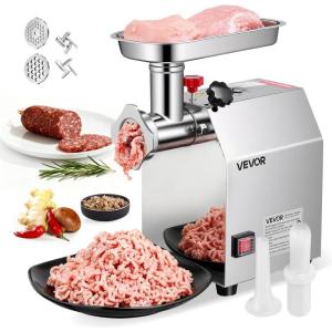imageVEVOR Commercial Meat Grinder 550LBh 1100W Electric Meat Mincer ETL Approved Heavy Duty Industrial Meat Mincer Machine8300LBh