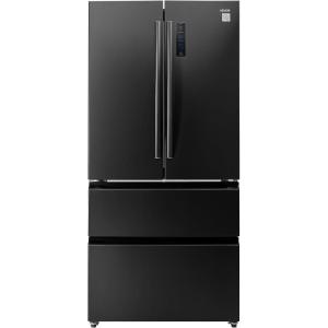 imageVEVOR Convertible FreezerRefrigerator 202 CuFt Frost Free Upright Freezer with Temp Control Panel Door Open too Long Alarm Adjustable Shelves and LED Standing Fridge for Kitchen Office Garage189 CuFt