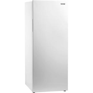 imageVEVOR Convertible FreezerRefrigerator 202 CuFt Frost Free Upright Freezer with Temp Control Panel Door Open too Long Alarm Adjustable Shelves and LED Standing Fridge for Kitchen Office Garage11 CuFt