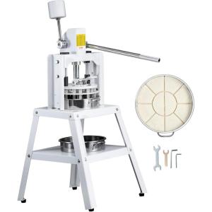 imageVEVOR Dough Divider18PCS Manual Dough Divider Cutter211oz  988oz Dough Press Dough Cutting with 304 Stainless Steel Tray and BladePastry Divider for BakeryRestaurantCommercial Food Preparation10PCSManual