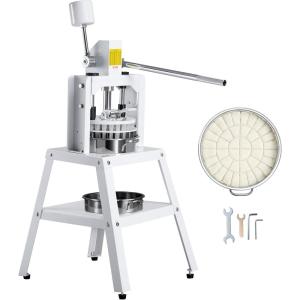 imageVEVOR Dough Divider18PCS Manual Dough Divider Cutter211oz  988oz Dough Press Dough Cutting with 304 Stainless Steel Tray and BladePastry Divider for BakeryRestaurantCommercial Food Preparation40PCSManual