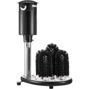 imageVEVOR Electric Commercial Glass Washer 5Brush Bar Glass Cleaner 1200 CupsHour Wine Glass Cleaning Machine Bar Glass Washer for Champagne Glasses Beer Cups Mugs Perfect for Bars and CafesGlass Washer