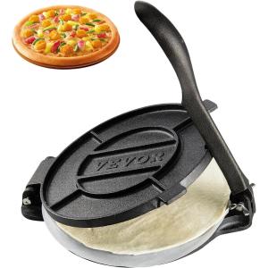 imageVEVOR Electric Tortilla Maker Automatic Corn Tortilla Making Machine with NonStick Coating and Two Molds4 in  6 in Electric Chapatti Machine Suitable for Produce Sopes Roti Pita Tortilla Pizza787 inches