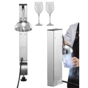 imageVEVOR Glass Froster Chiller CO2 Beer Glass Froster 810 SecondsCup Instant Glass Chiller for Wine Cocktail Champagne Mixed Drinks Juice Ideal for Bar Restaurant Home Kitchen