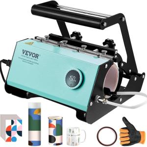 imageVEVOR Heat Press 15x15 High Pressure Heat Press Machine for T Shirts Slide Out Professional Heat Press for Sublimation Vinyl Heat Transfer Projects Heats Up Fast ampamp Evenly Green30ozGreen
