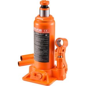 imageVEVOR Hydraulic Bottle Jack 50 Ton110231 lbs Welded Bottle Jack with 111732 Lifting Range ampamp 3Section Long Handle for Car Pickup Truck RV Auto Repair Industrial Engineering6T