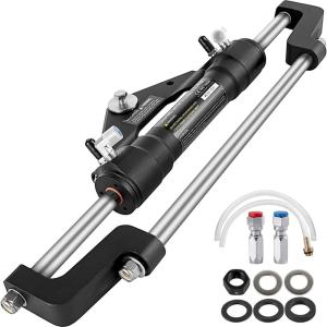 imageVEVOR Hydraulic Outboard Steering KitCylinder With Steering Hose