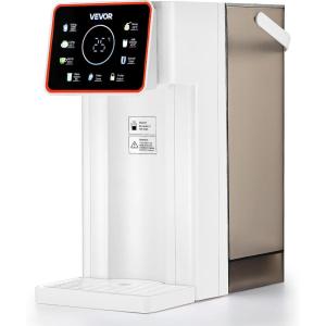 imageVEVOR Instant Hot Water Dispenser Countertop Boiling Water Dispenser with Adjustable 6 Temperatures ampamp 7 Water Volumes 101oz Removable Water Tank Quick Heating with Touchscreen ampamp Child Lock for Home32 Quarts