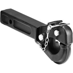 imageVEVOR Pintle Hook 20000 lbs Pintle Hook Hitch for 225inch Hitch Hook Military Receiver Combination 2516inch Hitch Ball Fits 25 to 3inch Lunette Ring 156inch Length Black Powder Coat20000lbs