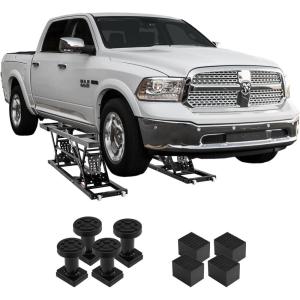 imageVEVOR Portable Car Lift  7000 LBS Capacity 268quot Max Height HeavyDuty Carbon Steel Truck Lift with 120V Power Unit7000LBS