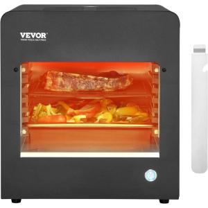 imageVEVOR Propane Steak Grill Portable Propane Steak Cooker 1500F Stainless Steel Barbecue Infrared Grill with 6Tier Adjustable Rack Steak Cooker Machine for BBQ Toast Grill Outdoor Picnic6Tier Mechanic Grill