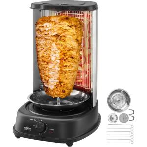 imageVEVOR Shawarma Grill Machine 5 Strings of Barbecue Capacity Chicken Shawarma Cooker Machine Gas ampamp Electric Broiler Gyro Rotisserie Oven Doner Kebab Machine for Home Restaurant Kitchen Parties115 L