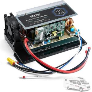 imageVEVOR WF8955ADMBA Main Board Assembly 55 Amp ThreeStage RV Power Converter Replacement Unit Compatible with Lithium Lead Acid Battery Fit for WF8955 Parallax 7145 ampamp 7145 Series Converters55 Amp Power Converter