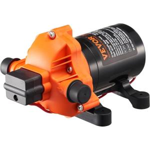 imageVEVOR Water Pressure Diaphragm Pump RV Water Pump Fresh Water Pump110V AC 33 GPM Pressure Adjustable Self Priming Sprayer Pump with Pressure Switch for RV Camper Marine Boat Lawn FCC Certified12V  35GPM  50PSIAdjustable