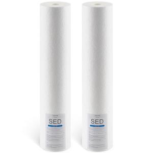 imageVEVOR Whole House Water Filter Replacement Cartridge 45quot x 20quot Iron ampamp Manganese Reducing Replacement Filter for 3Stage Whole Home Water Filtration System Reduce Chlorine Bad Taste OdorSED Filter