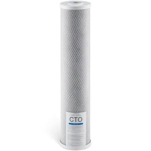 imageVEVOR Whole House Water Filter Replacement Cartridge 45quot x 20quot Iron ampamp Manganese Reducing Replacement Filter for 3Stage Whole Home Water Filtration System Reduce Chlorine Bad Taste OdorCTO Filter