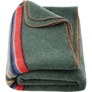 imageVEVOR Wool Camping Blanket Large Warm Stadium Blanket Flame Retardant Great for Outdoors Picnics Hiking Sports Events Travel Car ampamp Bushcraft Survival Kits 64quot x 88quot Striped Throw BlanketTexture Multicolor