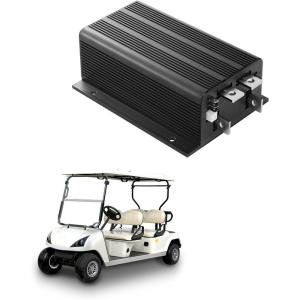 imageVEVOR36V and 350A DC Motor Controller Replacement for 19942019 EZGO Golf Carts IP65 Rated Protection Aluminum Alloy ampamp ABS Housing Compatible with 12064301 ModelsBlack